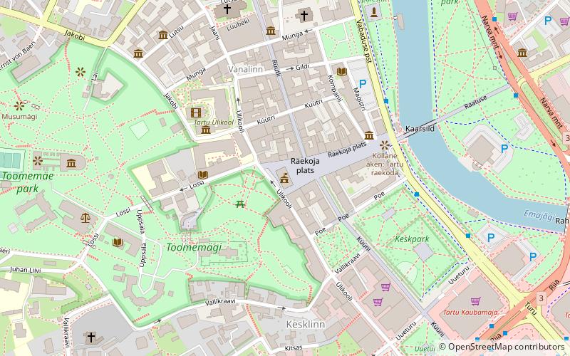 Hôtel de ville de Tartu location map