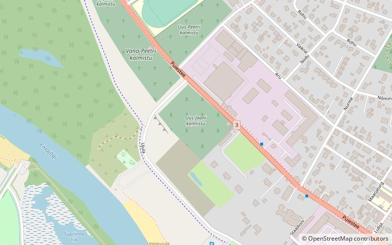 New St. John's Cemetery location map