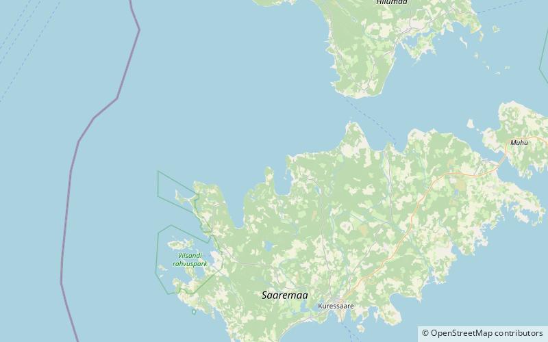saaremaa harbour location map