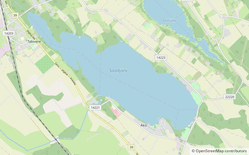 Lac Saadjärv location map