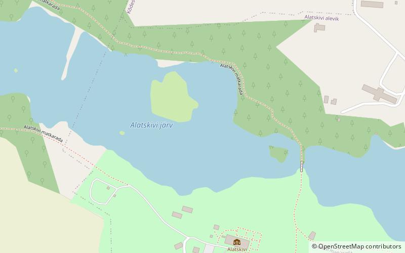 Lake Alatskivi location map