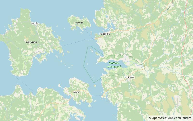 oorahu parque nacional de matsalu location map