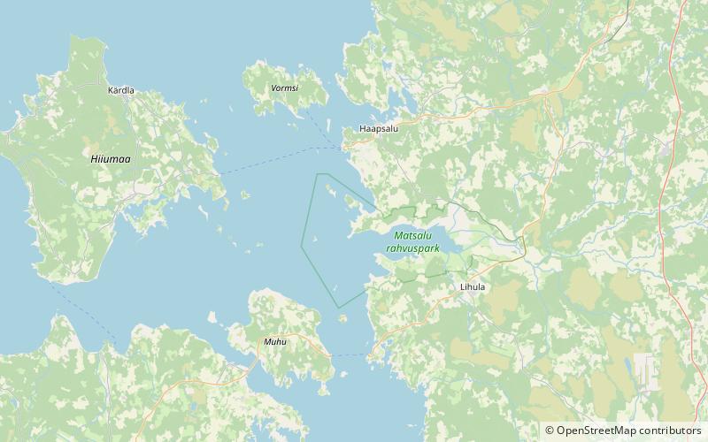 esirahu parque nacional de matsalu location map