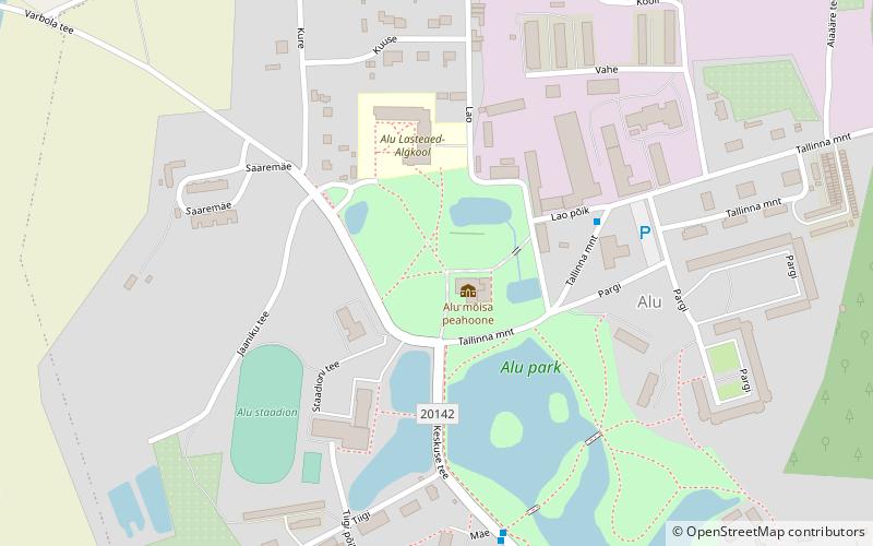 Alu location map
