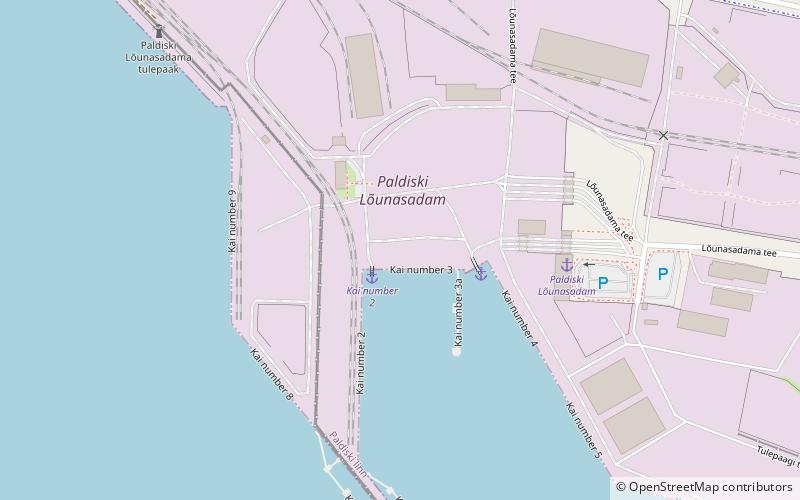 Paldiski South Harbour location map