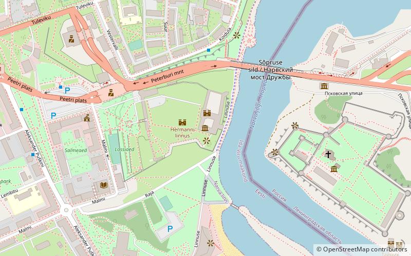 Narva Museum location map