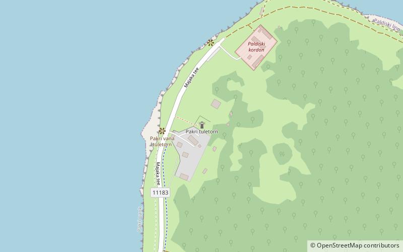 Pakri Lighthouse location map