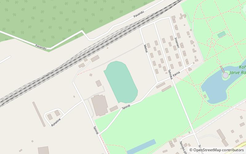 Kohtla-Järve Spordikeskuse staadion location map
