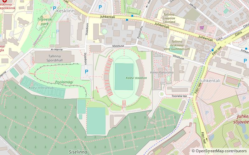 Stade central de Kalev location map