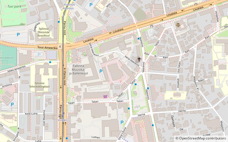 City Arena Tallinn location map