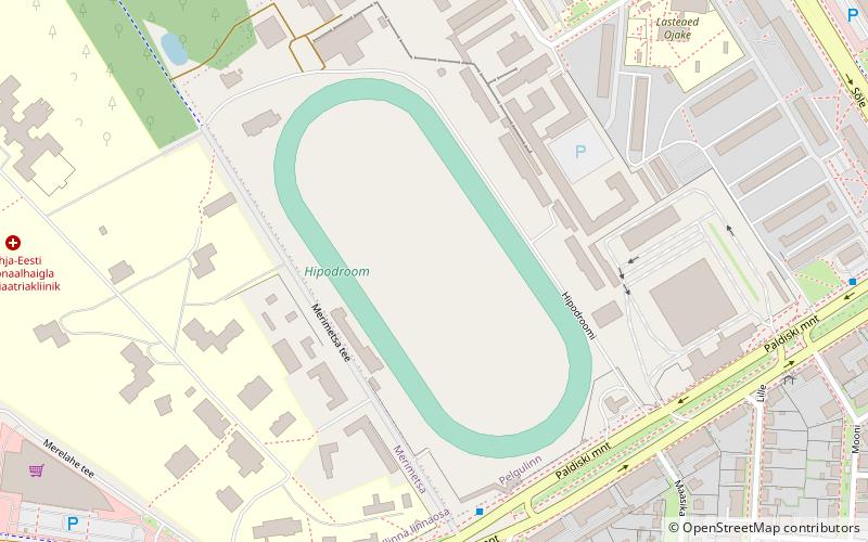 Tallinn Hippodrome location map