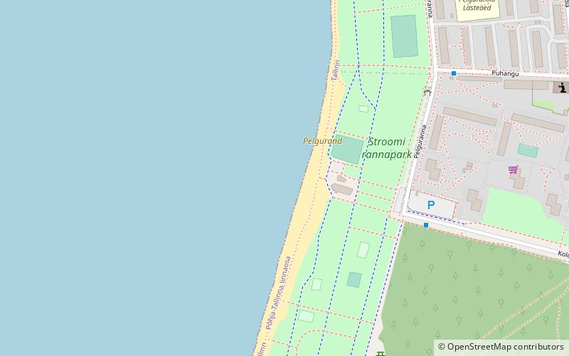 stroomi beach tallinn location map