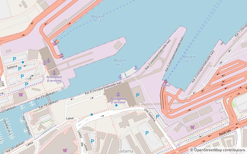 Port of Tallinn location map