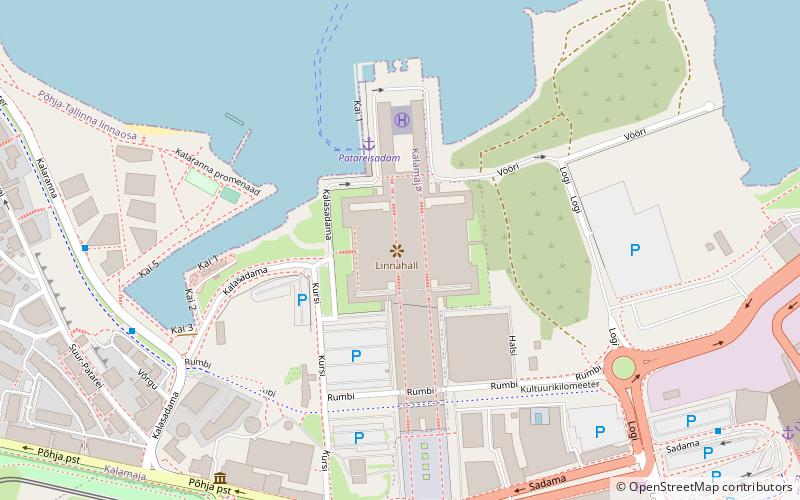 Tallinn Linnahall location map