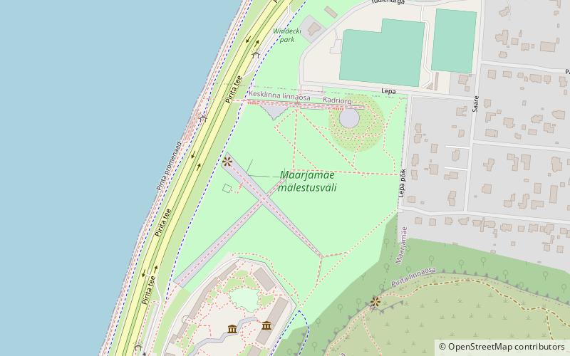 Maarjamäe Memorial location map