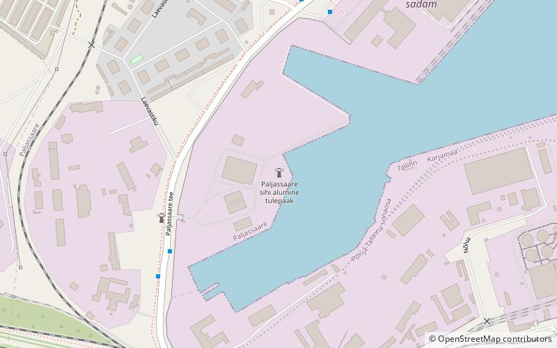 Paljassaare Harbour location map