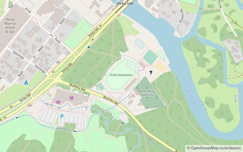 Pirita Velodrome location map