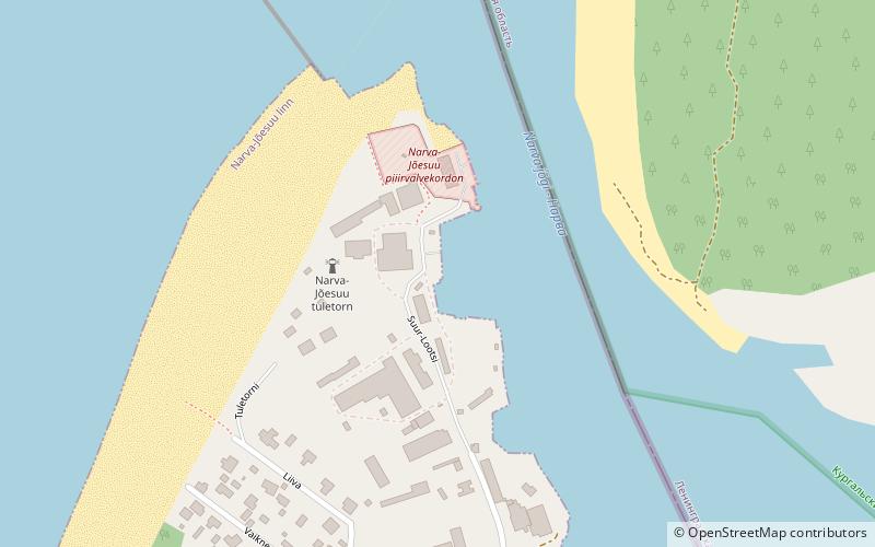 Narva-Jõesuu port location map