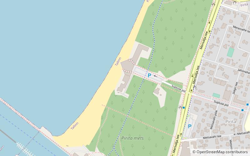 pirita beach tallinn location map