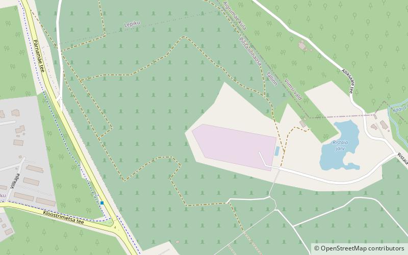 parnamae cemetery tallin location map