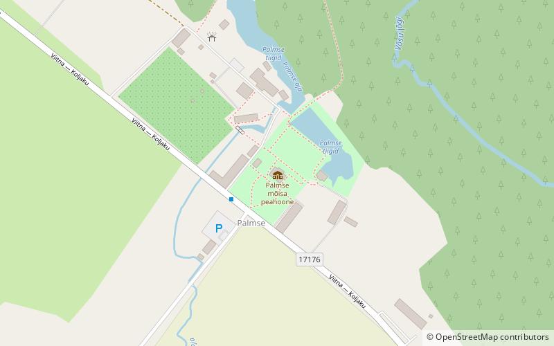 Palmse Manor location map