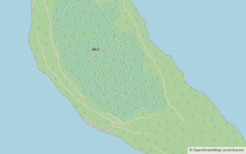 Prangli Landscape Conservation Area location map