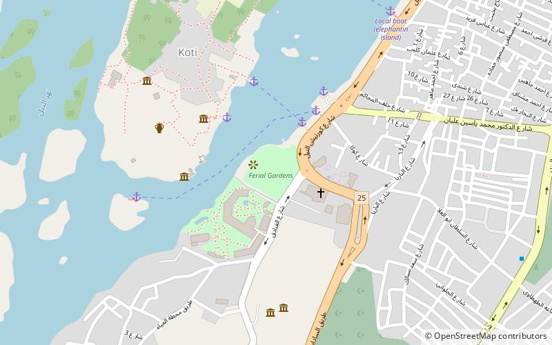 ferial gardens asuan location map