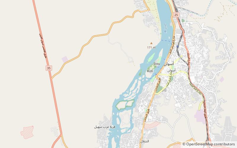 gabal tingar assouan location map