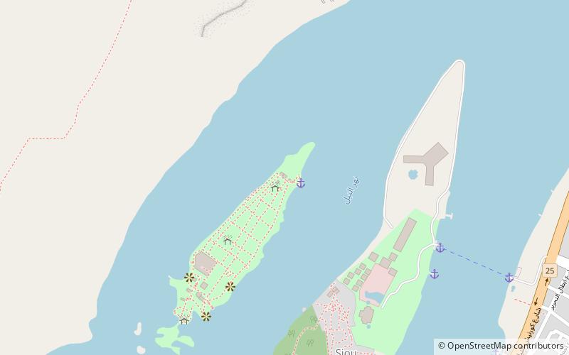 botanical museum assuan location map