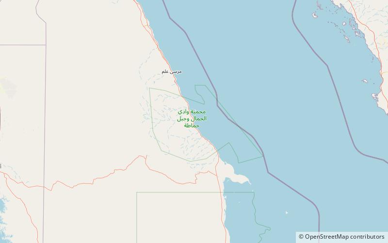 sharm el luli aka hankorab beach park narodowy wadi el gamal location map