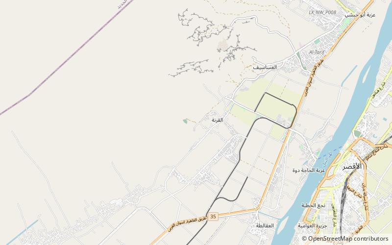 Malkata location map