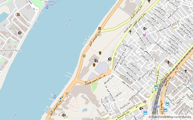 Abu Haggag Mosque location map
