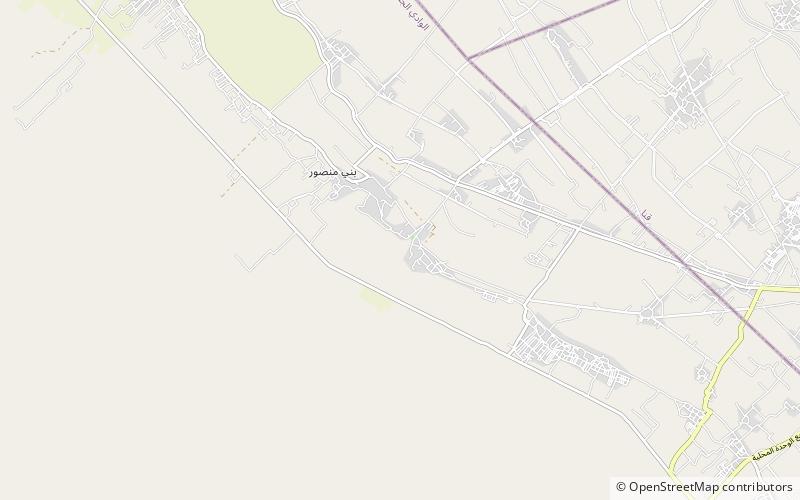 Osireion location map