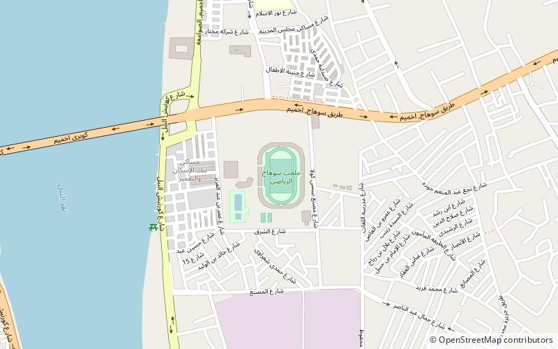 Sohag Stadium location map