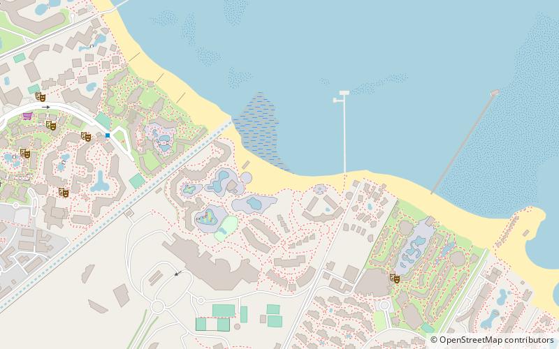 Cleopatra Beach location map