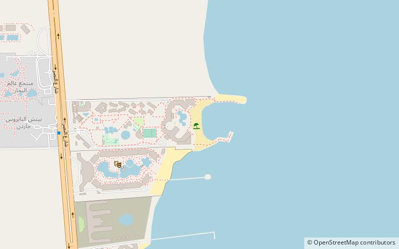 beach albatros location map