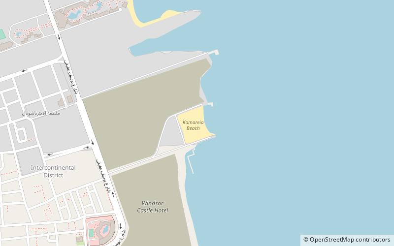 kamareia beach location map