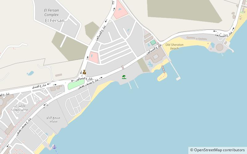 dream beach hurghada hurgada location map