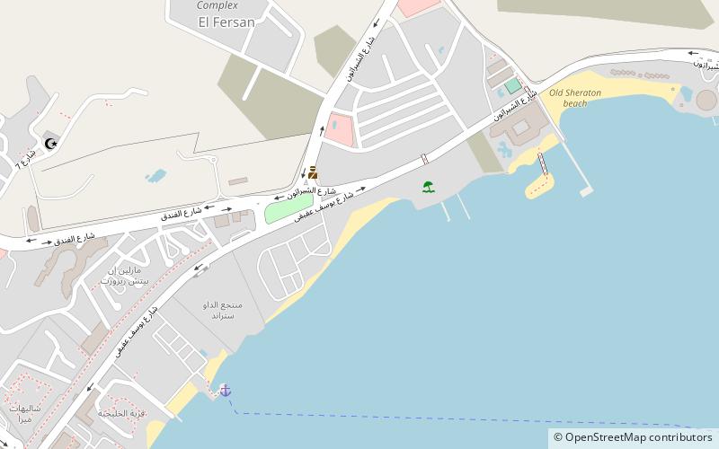 old vic hurgada location map