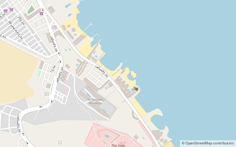 sun sea beach hurgada location map