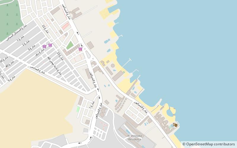 white beach hurghada location map