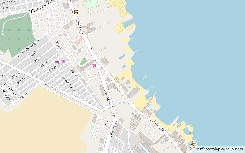 mojito beach hurghada location map