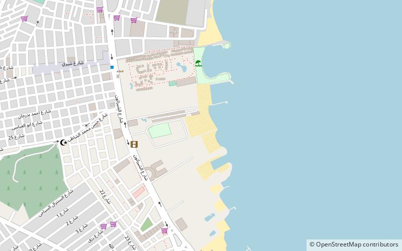 Fairouz Beach location map