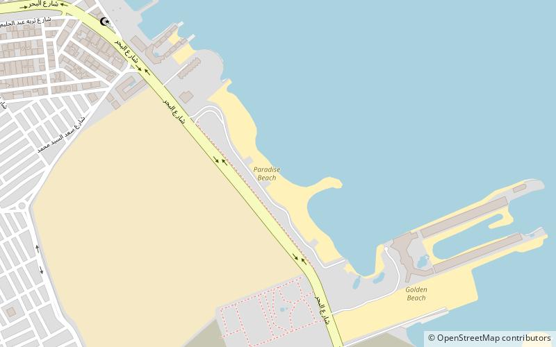 paradise beach hurghada location map