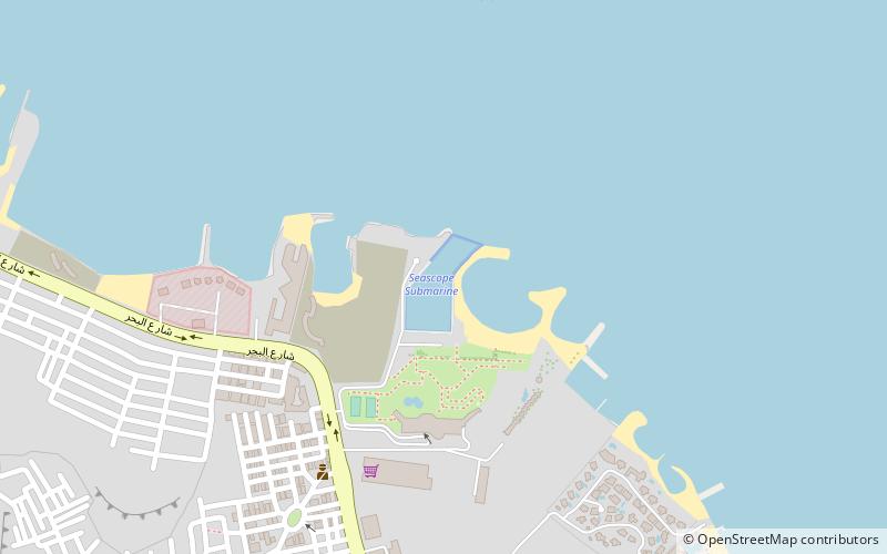 seascope submarine hurghada location map