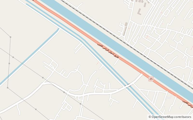 manqabad asjut location map