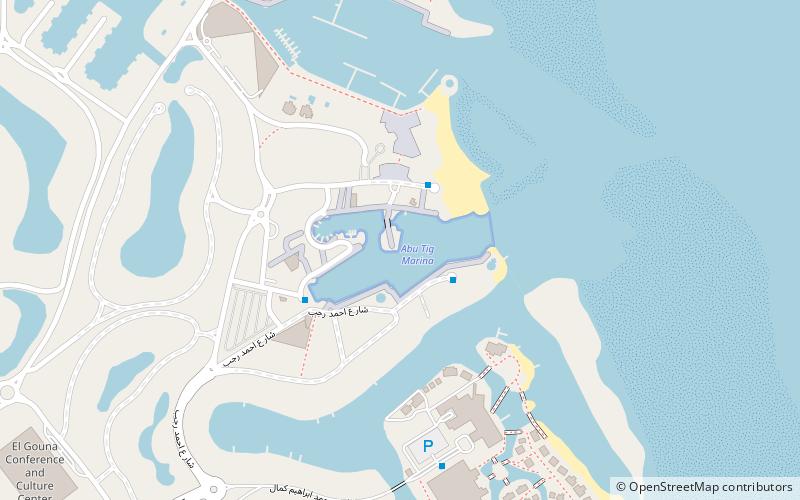 Abu Tig Marina: location map