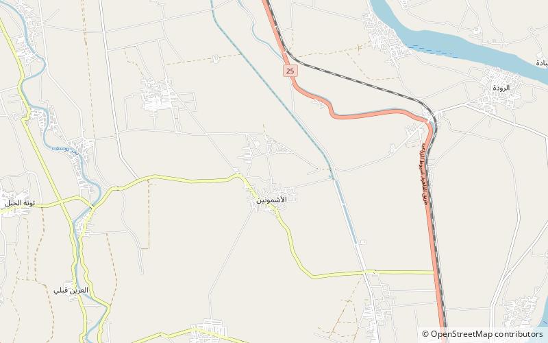 nefrousy mallawi location map
