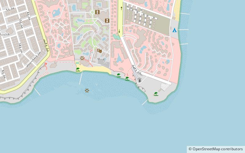 strand iberotel fanara szarm el szejk location map