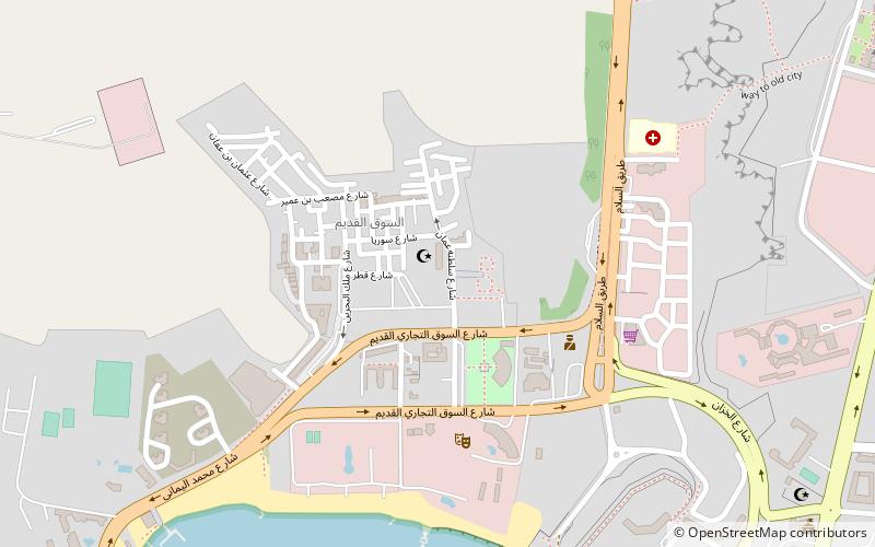 al sahaba mosque szarm el szejk location map